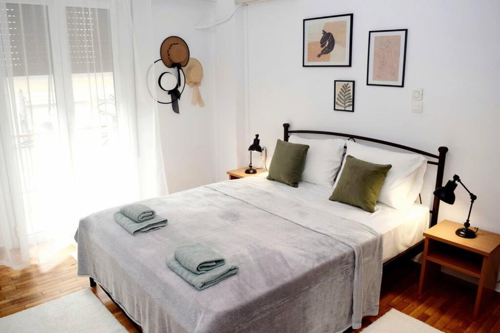 Lovely,Central, Spacious 2-Bedrooms Apartment Piraeus Ngoại thất bức ảnh